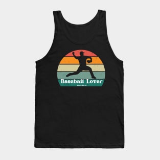 Retro Baseball Fanatic Tee - Perfect for Game Day Tank Top